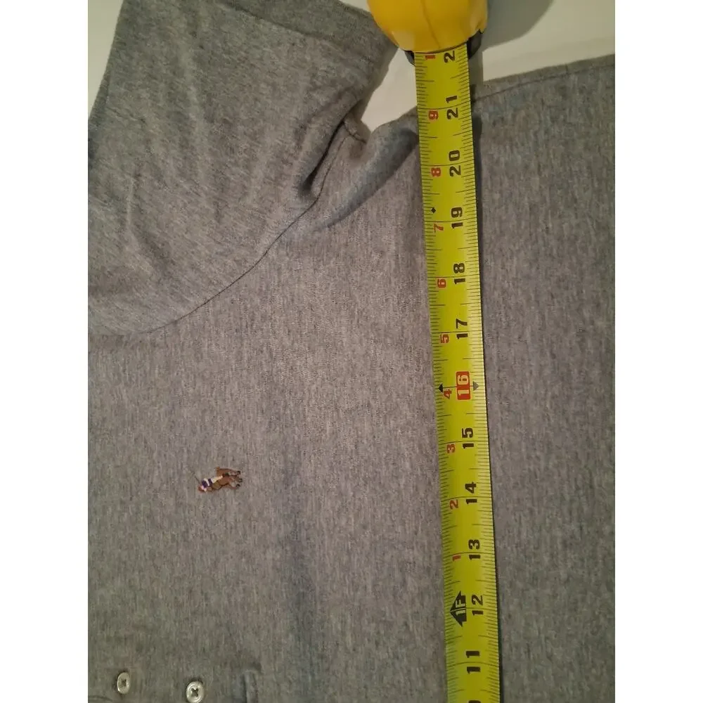 Polo Ralph Lauren Men's Classic Fit Soft Touch Polo Shirt Heather Gray Size L